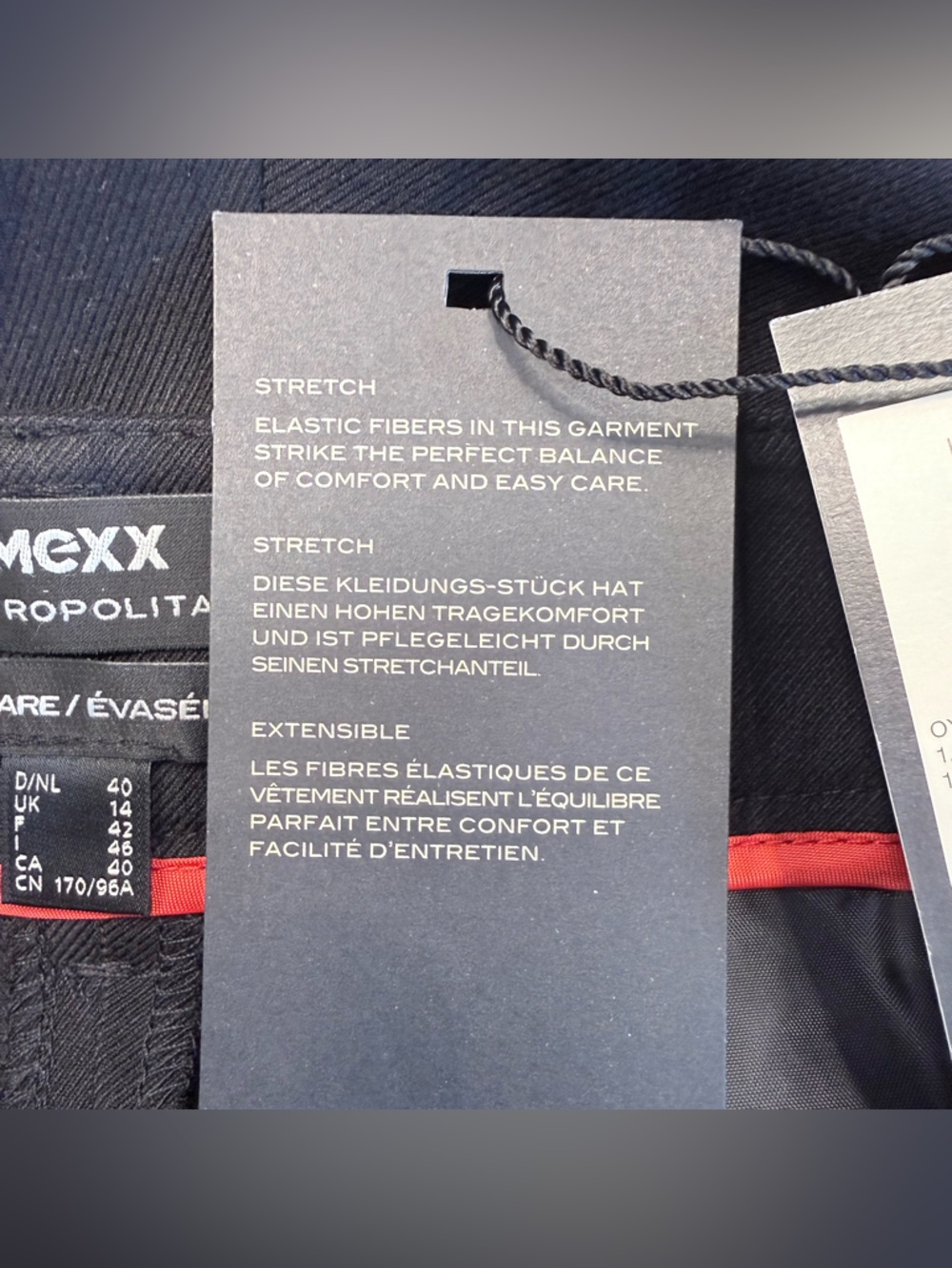 MEXX Metropolitan Flare black pants - Picture 7 of 14